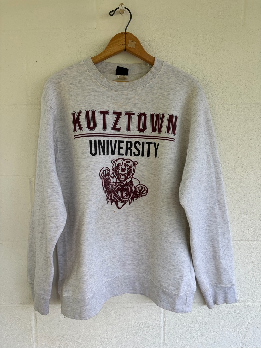 Kutztown University Grey Crewneck Sweatshirt